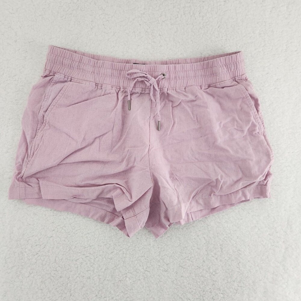 Gap Shorts Size Large Lavender Women's Four Pocket Elastic Drawstring